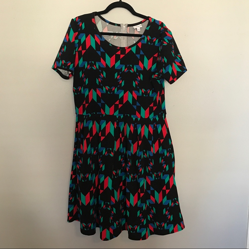 LulaRoe Amelia 2XL Dress